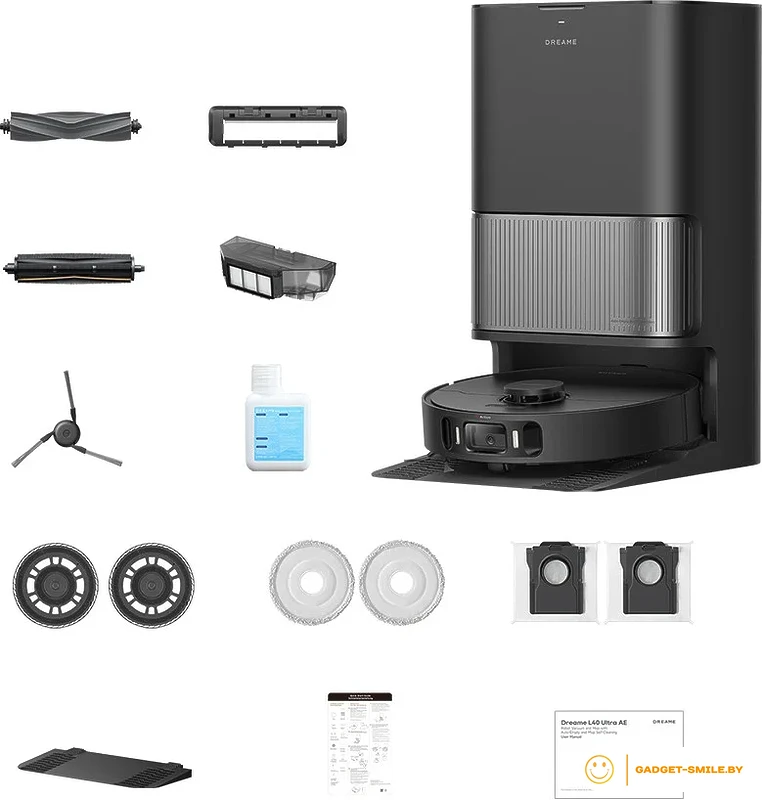 Робот-пылесос Dreame Robot Vacuum L40 Ultra AE Black RLL77SE (евровилка, черный)