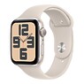 Apple Watch SE 2 (2023) GPS 40mm Starlight Aluminum Case with Starlight Sport Band - S/M (MR9U3)