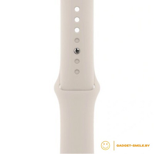 Apple Watch SE 2 (2023) GPS 44mm Starlight Aluminum Case with Starlight Sport Band - S/M (MRE43)