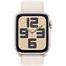 Apple Watch SE 2 (2023) GPS 44mm Starlight Aluminum Case with Starlight Sport Loop (MRE63)