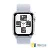Apple Watch SE 2 (2024) GPS 40mm Silver Aluminium Case with Blue Cloud Sport Loop Band - (MXEE3)