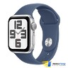 Apple Watch SE 2 (2024) GPS 40mm Silver Aluminium Case with Denim Sport Band - S/M (MXEC3)