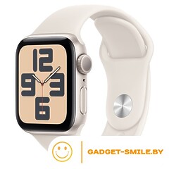 Apple Watch SE 2 (2024) GPS 44mm Starlight Aluminium Case with Starlight Sport Band - M/L (MXEV3)