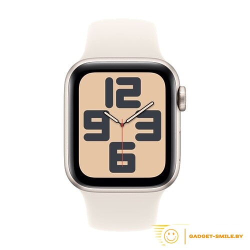 Apple Watch SE 2 (2024) GPS 44mm Starlight Aluminium Case with Starlight Sport Band - S/M (MXEU3)