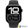 Apple Watch Series 10 GPS 42mm Jet Black Aluminum Case with Black Sport Band - S/M (MWWE3)