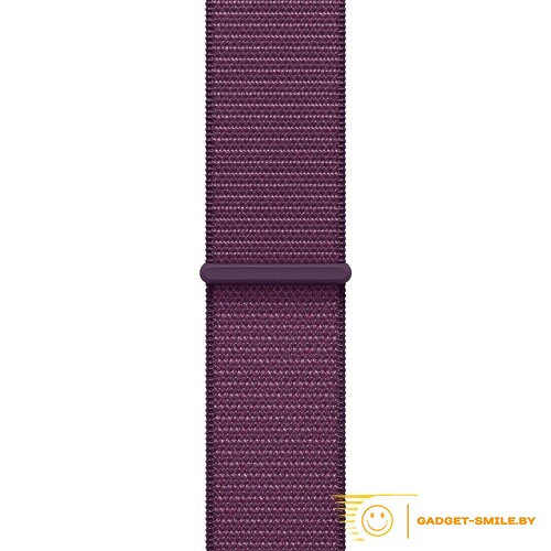 Apple Watch Series 10 GPS 42mm Rose Gold Aluminum Case with Plum Sport Loop (MWWK3)
