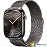 Apple Watch Series 10 GPS + Cellular 46mm Slate Titanium Case with Slate Milanese Loop - S/M (MC7R4)