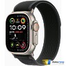 Apple Watch Ultra 2 2024 GPS + Cellular 49mm Natural Titanium Case with Black Trail Loop - S/M (MXTQ3)