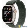 Apple Watch Ultra 2 2024 GPS + Cellular 49mm Natural Titanium Case with Green Trail Loop - S/M (MXTN3)