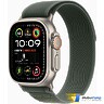 Apple Watch Ultra 2 2024 GPS + Cellular 49mm Natural Titanium Case with Green Trail Loop - S/M (MXTN3)