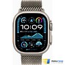 Apple Watch Ultra 2 2024 GPS + Cellular 49mm Natural Titanium Case with Natural Titanium Milanese Loop - L (MX5T3)