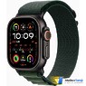Apple Watch Ultra 2 2024 GPS + Cellular 49mm Black Titanium Case with Dark Green Alpine Loop - S (MX4Q3)