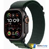 Apple Watch Ultra 2 2024 GPS + Cellular 49mm Black Titanium Case with Dark Green Alpine Loop - S (MX4Q3)