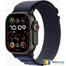 Apple Watch Ultra 2 2024 GPS + Cellular 49mm Black Titanium Case with Navy Alpine Loop - L (MYPY3)
