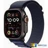 Apple Watch Ultra 2 2024 GPS + Cellular 49mm Black Titanium Case with Navy Alpine Loop - L (MYPY3)