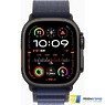 Apple Watch Ultra 2 2024 GPS + Cellular 49mm Black Titanium Case with Navy Alpine Loop - L (MYPY3)