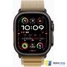 Apple Watch Ultra 2 2024 GPS + Cellular 49mm Black Titanium Case with Tan Alpine Loop - S (MYQ03)