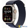 Apple Watch Ultra 2 2024 GPS + Cellular 49mm Natural Titanium Case with Navy Alpine Loop - M (MXMY3)