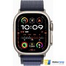 Apple Watch Ultra 2 2024 GPS + Cellular 49mm Natural Titanium Case with Navy Alpine Loop - M (MXMY3)