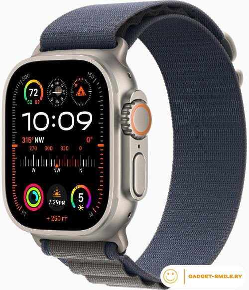 Apple Watch Ultra 2 GPS + Cellular 49мм Titanium Case with Blue Alpine Loop
