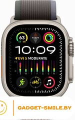 Apple Watch Ultra 2 GPS + Cellular 49мм Titanium Case with Blue/Black Trail Loop