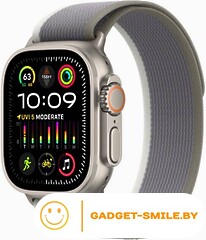Apple Watch Ultra 2 GPS + Cellular 49мм Titanium Case with Green/Gray Trail Loop