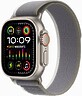 Apple Watch Ultra 2 GPS + Cellular 49мм Titanium Case with Green/Gray Trail Loop