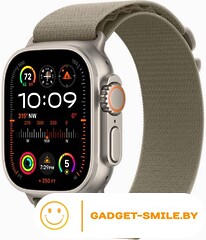 Apple Watch Ultra 2 GPS + Cellular 49мм Titanium Case with Olive Alpine Loop
