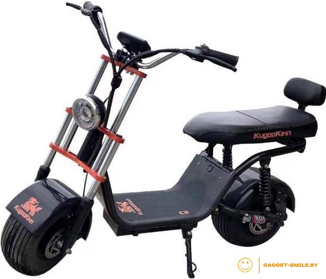 Электроскутер Kugoo C2 15AH, 1000W, 48V Черный