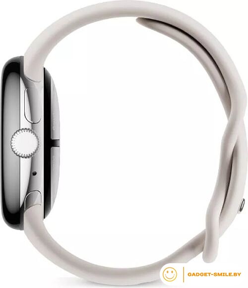Google Pixel Watch 2 (глянцевый серебристый/фарфор)