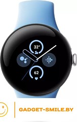 Google Pixel Watch 2 (глянцевый серебристый/залив)