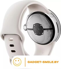 Google Pixel Watch 2 LTE (глянцевый серебристый/фарфор)