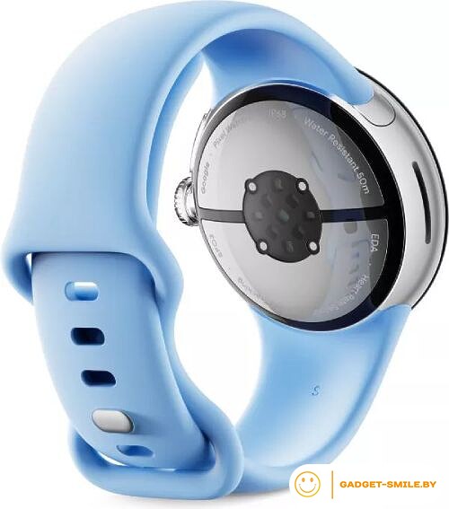 Google Pixel Watch 2 LTE (глянцевый серебристый/залив)