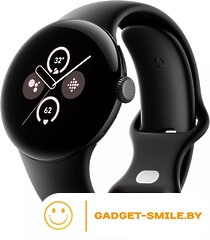 Google Pixel Watch 2 LTE (матовый черный/обсидиан)