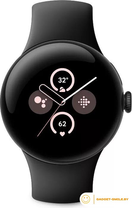 Google Pixel Watch 2 LTE (матовый черный/обсидиан)