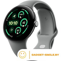 Google Pixel Watch 3 45мм Матовый серый / лесной орех (Matte Hazel / Hazel)