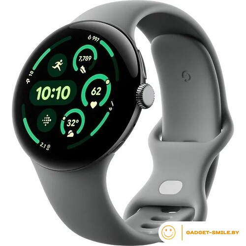 Google Pixel Watch 3 45мм Матовый серый / лесной орех (Matte Hazel / Hazel)