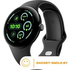 Google Pixel Watch 3 LTE 41мм Матовый черный / обсидиан (Matte Black / Obsidian)