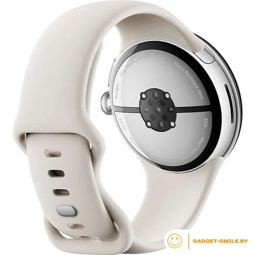 Google Pixel Watch 3 LTE 41мм Глянцевый серебристый / фарфор (Polished Silver / Porcelain)