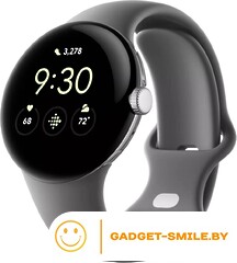 Google Pixel Watch (глянцевый серебристый/угольный)