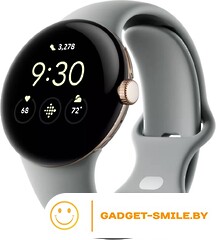Google Pixel Watch (золотистый шампань/ореховый)