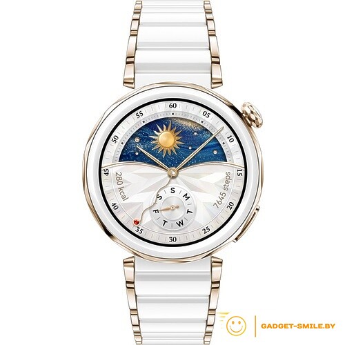 Huawei Watch GT 5 Pro 42 мм Керамический белый