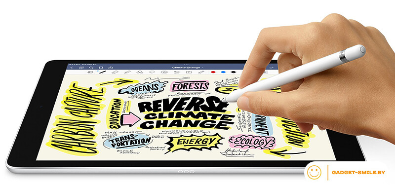 Планшет Apple iPad 10.2 2021 64GB Wi-Fi Серебристый