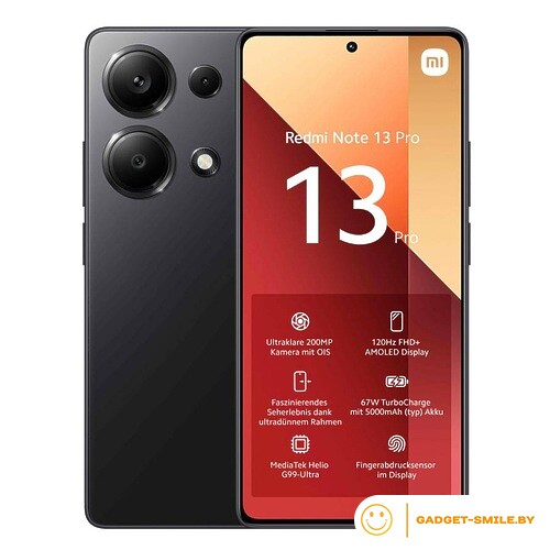 Redmi Note 13 Pro 4G 8GB/256GB Черный
