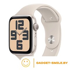 Apple Watch SE 2 (2023) GPS 40mm Starlight Aluminum Case with Starlight Sport Band - M/L (MR9V3)