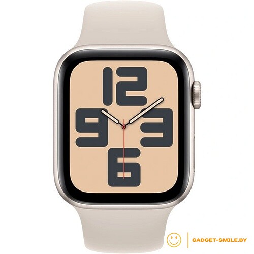 Apple Watch SE 2 (2023) GPS 40mm Starlight Aluminum Case with Starlight Sport Band - M/L (MR9V3)